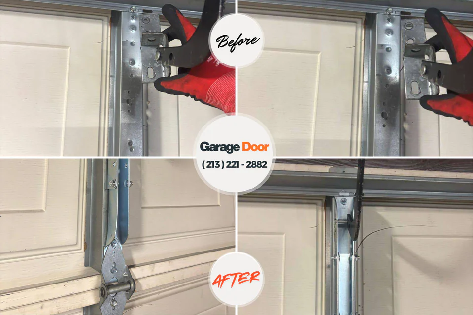 Before and after: Garage Door Service Highfield-Cascade, MD